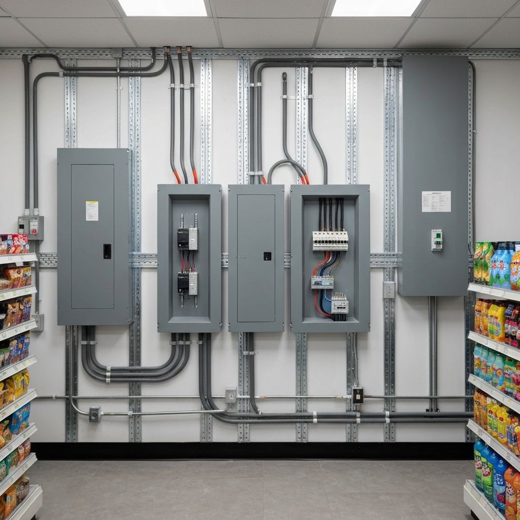 Travel center c-store full electrical buildout