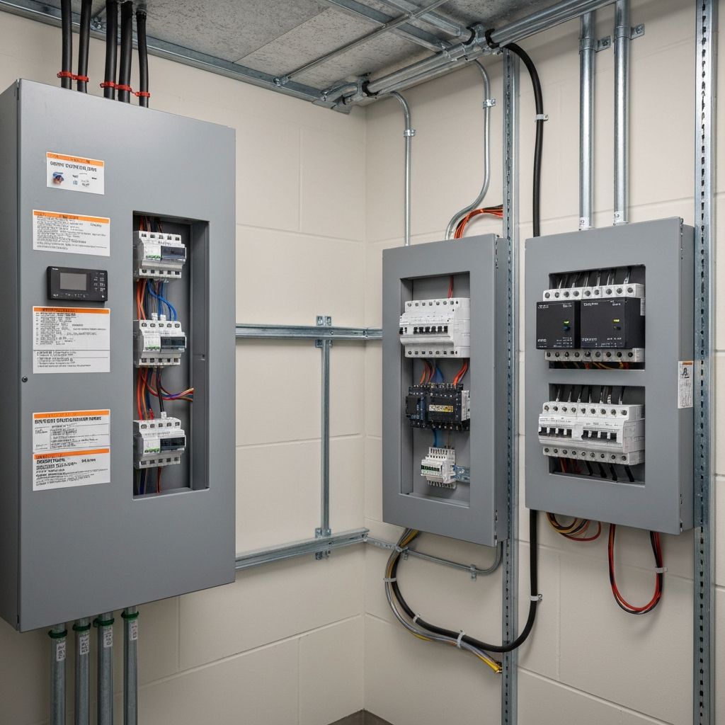 Hospital parking garage safety lighting