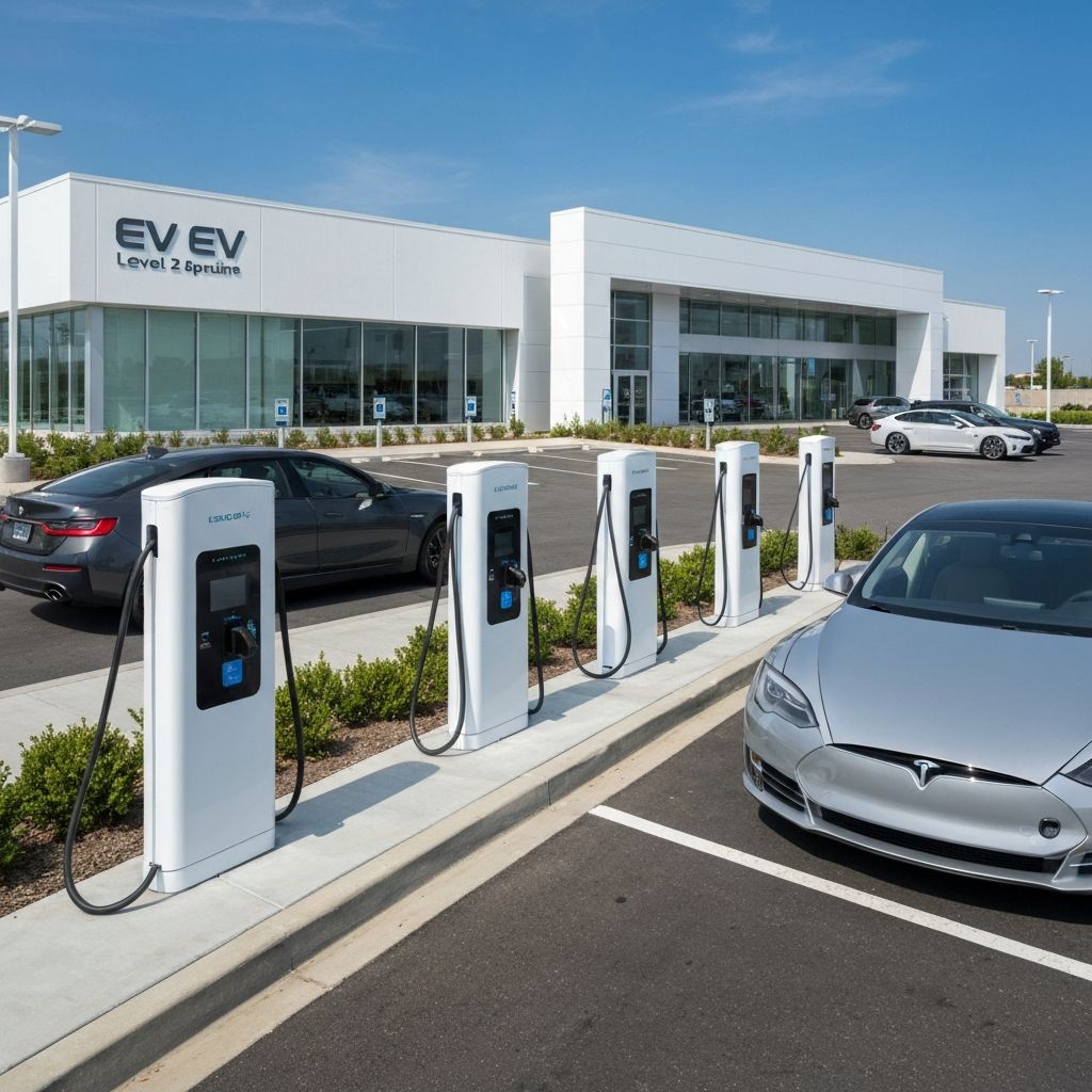 Multi-location dealership EV charging infrastructure