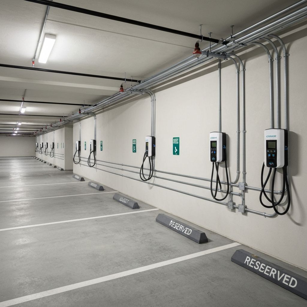 Multi-family EV charging retrofit